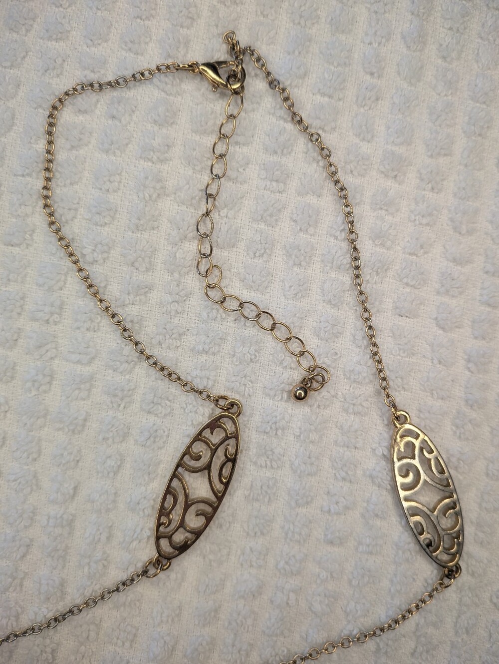 Gold Tone Beaded Necklace Duo - Picture 7 of 9
